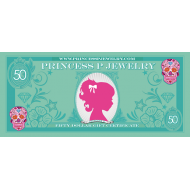 $50.00 PRINCESS P. JEWELRY BUCKS