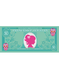 $50.00 PRINCESS P. JEWELRY BUCKS