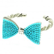 BREANN RHINESTONE BOW CUFF