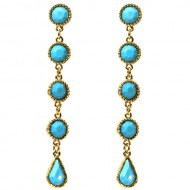 LORENA TURQUESA CHANDELIER EARRINGS LORENA TURQUESA CHANDELIER EARRINGS