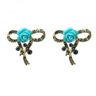 CARVED TURQUOISE EARRINGS CARVED TURQUOISE EARRINGS