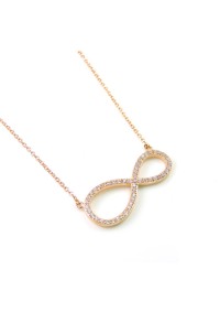 "GIGI" STERLING SILVER INFINITY NECKLACE