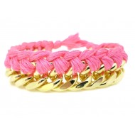 BROOK PINK STAINLESS STEEL BRACELET BROOK PINK STAINLESS STEEL BRACELET