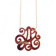 "MONOGRAM" NECKLACE