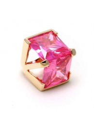 HIP SQUARE ROSA RING