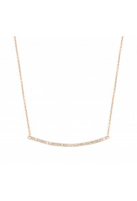"THE GORGEOUS BAR" STERLING SILVER  NECKLACE