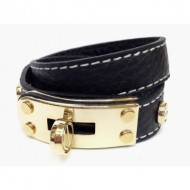 SAMMY LEATHER BLACK BRACELET SAMMY LEATHER BLACK BRACELET