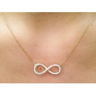 INFINITY STERLING SILVER  NECKLACE