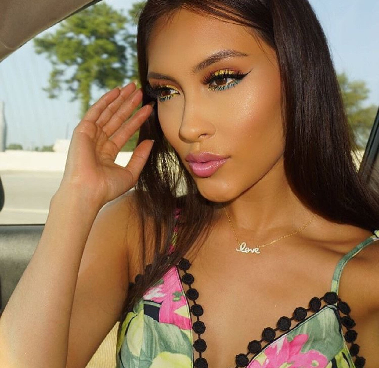 &quot;I LOVE ME MORE&quot;  LALA STERLING SILVER NECKLACE