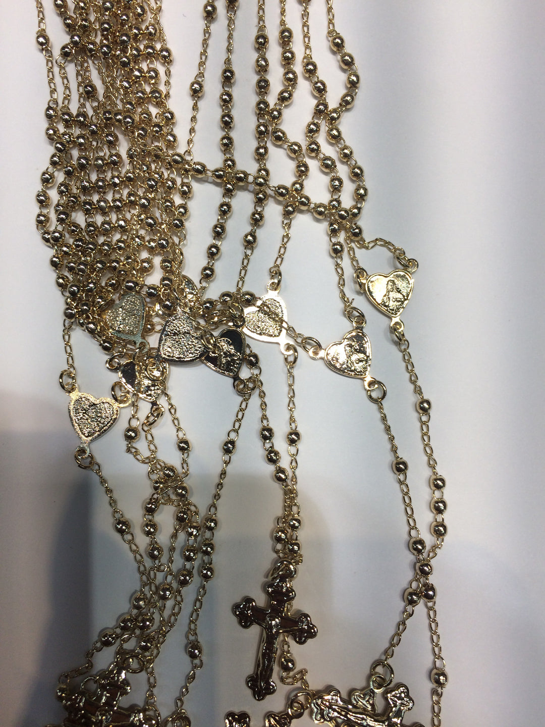 HEART SV ROSARIO NECKLACE