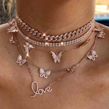 &quot;I LOVE ME MORE&quot;  LALA STERLING SILVER NECKLACE