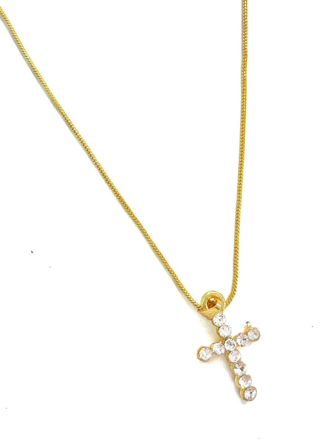 MEL CROSS SV NECKLACE